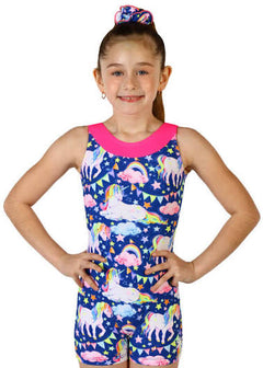 Snowflake Designs Enchanting Unicorn Biketard