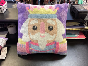ISCREAM NUTCRACKER PILLOW CHENILLE PLUSH