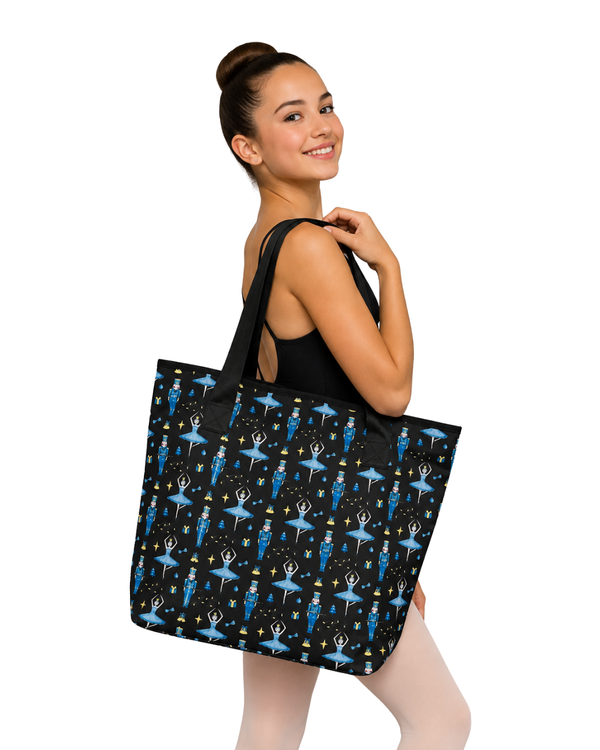 Danznmotion Dancers in blue tote bag