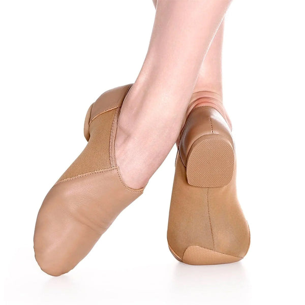 So Danca Adult Leather Split Sole Jazz Shoe with Neoprene