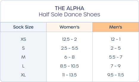 APOLLA  ALPHA HALF SOLE SOCK W/TRACTION