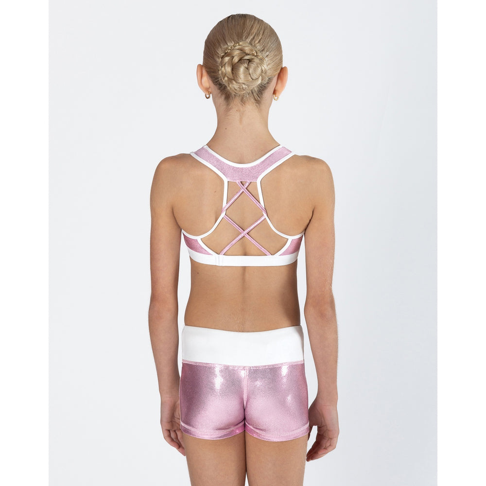 ENERGETIKS AVA METALLIC CROP TOP
