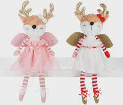 GANZ WOVEN REINDEER SHELFSITTER