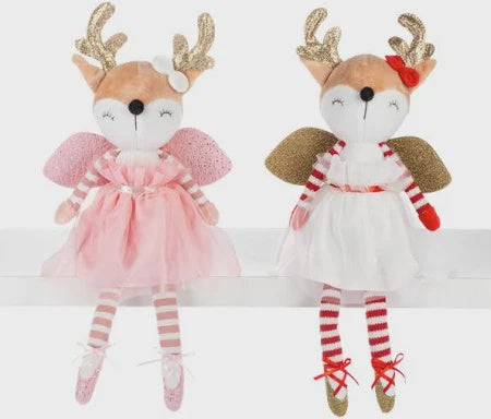 GANZ WOVEN REINDEER SHELFSITTER