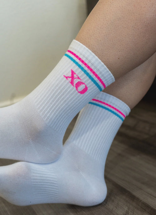 XO Dance Co Striped Socks