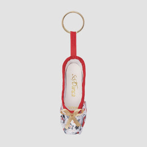 SO DANCA CHRISTMAS POINTE SHOE KEY CHAIN